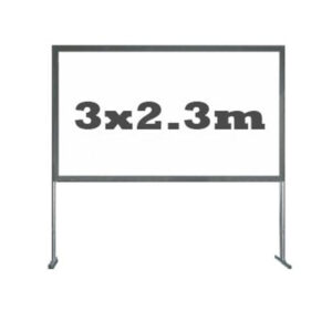 Ecran de projection cadre 3x2.30m