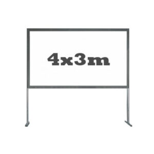 Ecran de projection cadre 4x3m